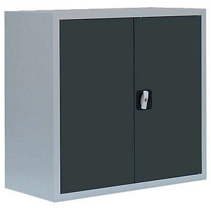 LÜLLMANN Stahlschrank 530308 anthrazit, lichtgrau 1 Fachboden 80,0 x 38,3 x 75,0 cm, aufgebaut, 1 St.