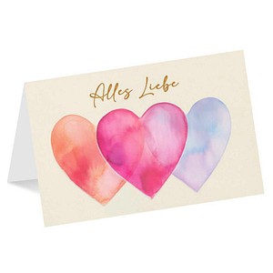 LUMA Geburtstagskarte Alles Liebe LU2775 DIN B6, 1 St.