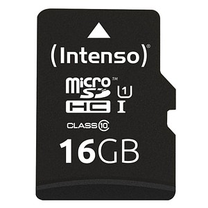 Intenso Speicherkarte microSDHC-Card PREMIUM 16 GB