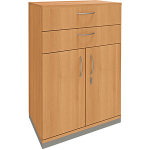 fm Aktenschrank Sidney, 4260267328682 buche 1 Fachboden 80,0 x 44,2 x 113,3 cm