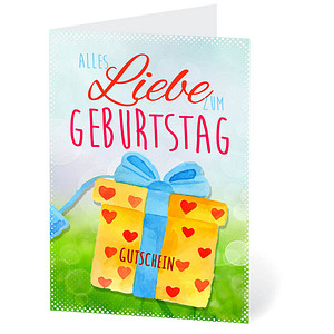 LUMA Gutschein Geschenk AM1033 DIN B6, 1 St.