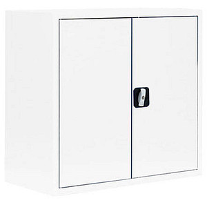 LÜLLMANN Stahlschrank 530307 signalweiß 1 Fachboden 80,0 x 38,3 x 75,0 cm, aufgebaut, 1 St.