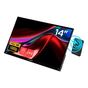 verbatim Portabler Monitor mit Akku 35,6 cm (14,0 Zoll) schwarz