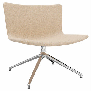 fm Sessel LODUS sand chrom Stoff 86,0 x 86,0 x 80,0 cm, 1 St.