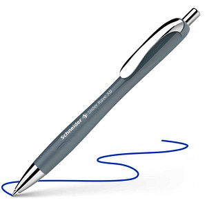 Schneider Kugelschreiber Slider Rave XB urban grey, Schreibfarbe: blau, 1 St.