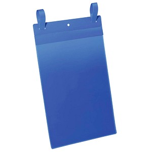 50 DURABLE Gitterboxtaschen blau 22,3 x 53,0 cm