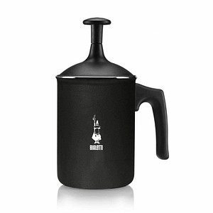 BIALETTI Tutto Crema manueller Milchaufschäumer schwarz