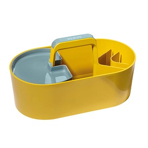 HAN Schreibtisch-Organizer Toolbox Loft gelb Kunststoff 4 Fächer 34,0 x 18,7 x 18,8 cm
