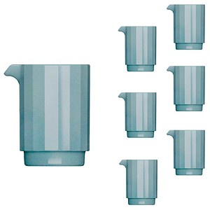 BAUSCHER Milchkännchen EDGE grün 0,15 l, 6 St.