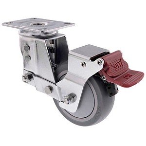 WAGNER® design yourself Transportgeräte-Lenkrolle RO 0910 silber