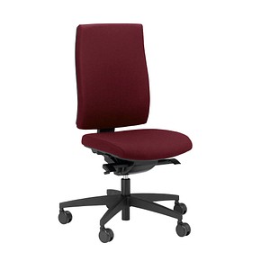 ORIGINAL STEIFENSAND Bürostuhl Ceto Comfort, CT 23501S2 257 Stoff rot, Gestell schwarz