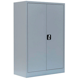 LÜLLMANN Stahlschrank 530320 lichtgrau 2 Fachböden 92,5 x 42,2 x 120,0 cm, aufgebaut, 1 St.