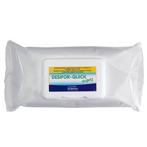 Dr. Schnell Desinfektionstücher DESIFOR-QUICK WIPES 1-lagig weiß, 80 Tücher