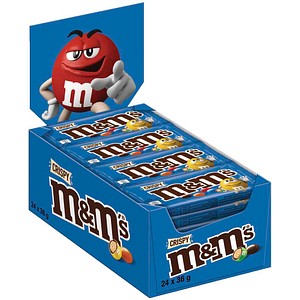 m&m's CRISPY Schokobonbons 24x 36,0 g, 24 St.