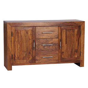 WOHNLING Sideboard, WL1.201 sheesham 118,0 x 40,0 x 70,0 cm, 1 St.