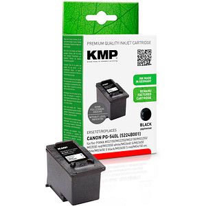 KMP  schwarz Druckerpatrone kompatibel zu Canon PG-540L