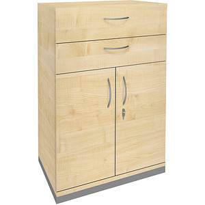 fm Aktenschrank Sidney, 4260267328712 ahorn 1 Fachboden 80,0 x 44,2 x 113,3 cm