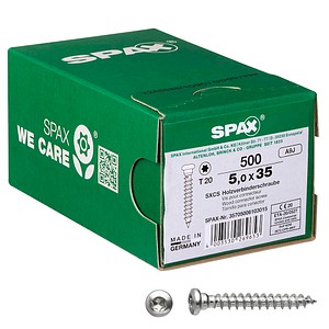 SPAX® Holzbauschrauben SXCS SOK TS20 A9J 35705006103015 5 mm x 35 mm, 500 St.