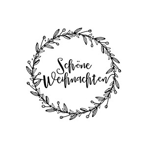 Rayher Motivstempel Schöne Weihnachten 6,0 cm, 1 St.