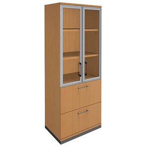 fm Aktenschrank Oldenburg, 4260429767496 buche 2 Fachböden 80,0 x 44,2 x 186,9 cm