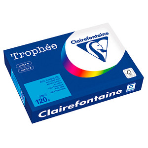 Clairefontaine Kopierpapier Trophée karibischblau DIN A4 120 g/qm 250 Blatt