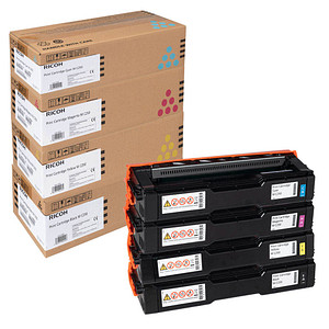 RICOH M C250  schwarz, cyan, magenta, gelb Toner, 4er-Set