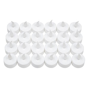 Idena LED-Teelichter weiß, 24 St.