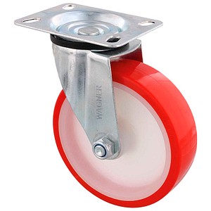 WAGNER® design yourself Transportgeräte-Lenkrolle RO 1425 rot