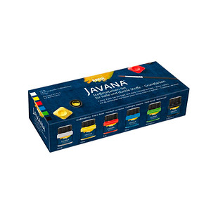 KREUL Javana Opak Stoffmalfarbe farbsortiert 6 x 20 ml, 6 St.