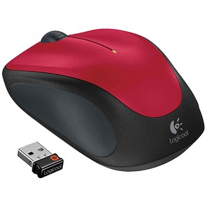 Logitech Wireless Mouse M235 Maus kabellos rot