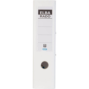 ELBA rado plast Ordner weiß Kunststoff 8,0 cm DIN A4 ELBA rado plast Ordner weiß Kunststoff 8,0 cm DIN A4