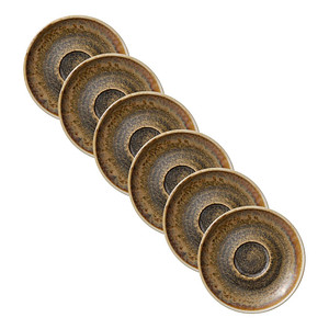 HEART & SOUL Untertassen Perfect Match Cumin hellbraun Ø 12,0 cm, 6 St.