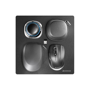 3Dconnexion SpaceMouse Wireless Kit 2 Maus kabellos schwarz, silber