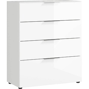 GERMANIA Kommode Oakland, 3695-84 weiß 83,0 x 42,0 x 102,0 cm, 1 St.