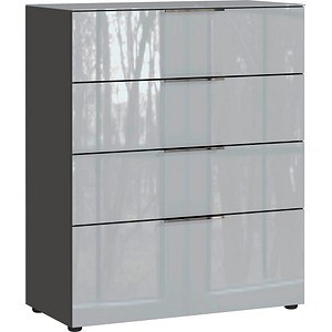 GERMANIA Kommode Oakland, 3695-587 grafit, silber 83,0 x 42,0 x 102,0 cm, 1 St.