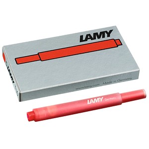 LAMY T10 Tintenpatronen für Füller rot 5 St.