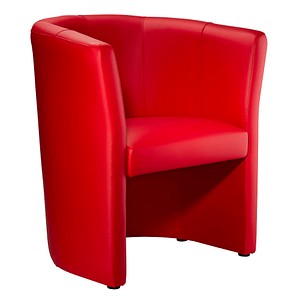 Nowy Styl Besuchersessel rot Kunstleder 70,0 x 63,0 x 77,0 cm, 1 St.