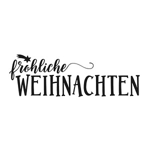 Rayher Motivstempel fröhliche Weihnachten 3,0 x 8,0 cm, 1 St.