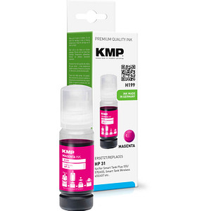 KMP H199 magenta Tintenflasche kompatibel zu HP 31 (1VU27AE)
