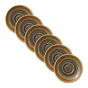 HEART & SOUL Untertassen Perfect Match Cumin hellbraun Ø 16,0 cm, 6 St.
