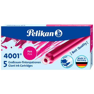 Pelikan Tintenpatronen für Füller 4001 pink, 5 St.