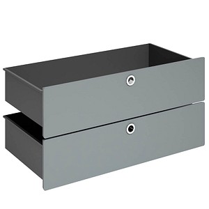 viasit System4 Schubladen anthrazit 75,0 x 37,5 x 37,5 cm