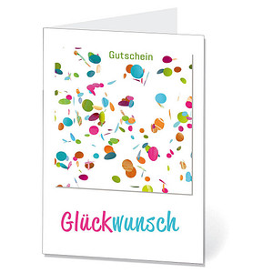LUMA Gutschein Konfetti AM1043 DIN B6, 1 St.