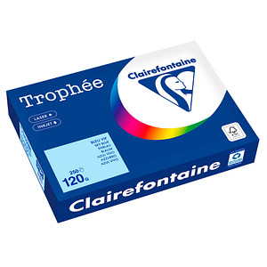 Clairefontaine Kopierpapier Trophée eisblau DIN A4 120 g/qm 250 Blatt