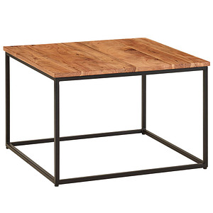 WOHNLING Couchtisch quadratisch Massivholz akazie 60,0 x 60,0 x 41,0 cm, 1 St.