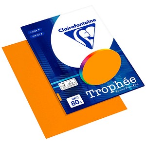 Clairefontaine Kopierpapier Trophée orange DIN A4 80 g/qm 100 Blatt