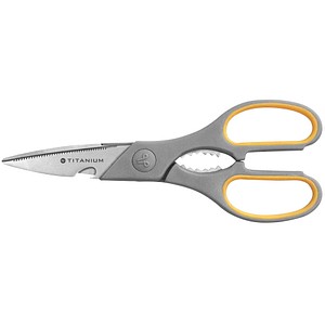 WESTCOTT Schere TITANIUM Super grau-gelb 21,0 cm