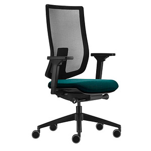 sedus Bürostuhl se:do pro light 2, AP-896/009 Stoff blau, Gestell schwarz