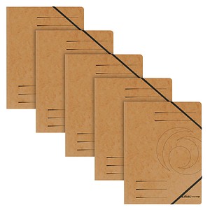 herlitz Eckspanner easy orga DIN A4 braun, 5 St.