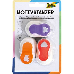 folia Motivlocher Ganzjahresmotive, 3 St.